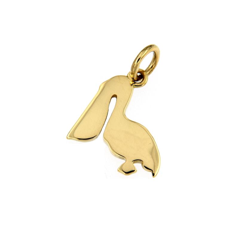 Pelican Pendant 1 Gr 18 Kt Yellow Gold Dodo D6pepog