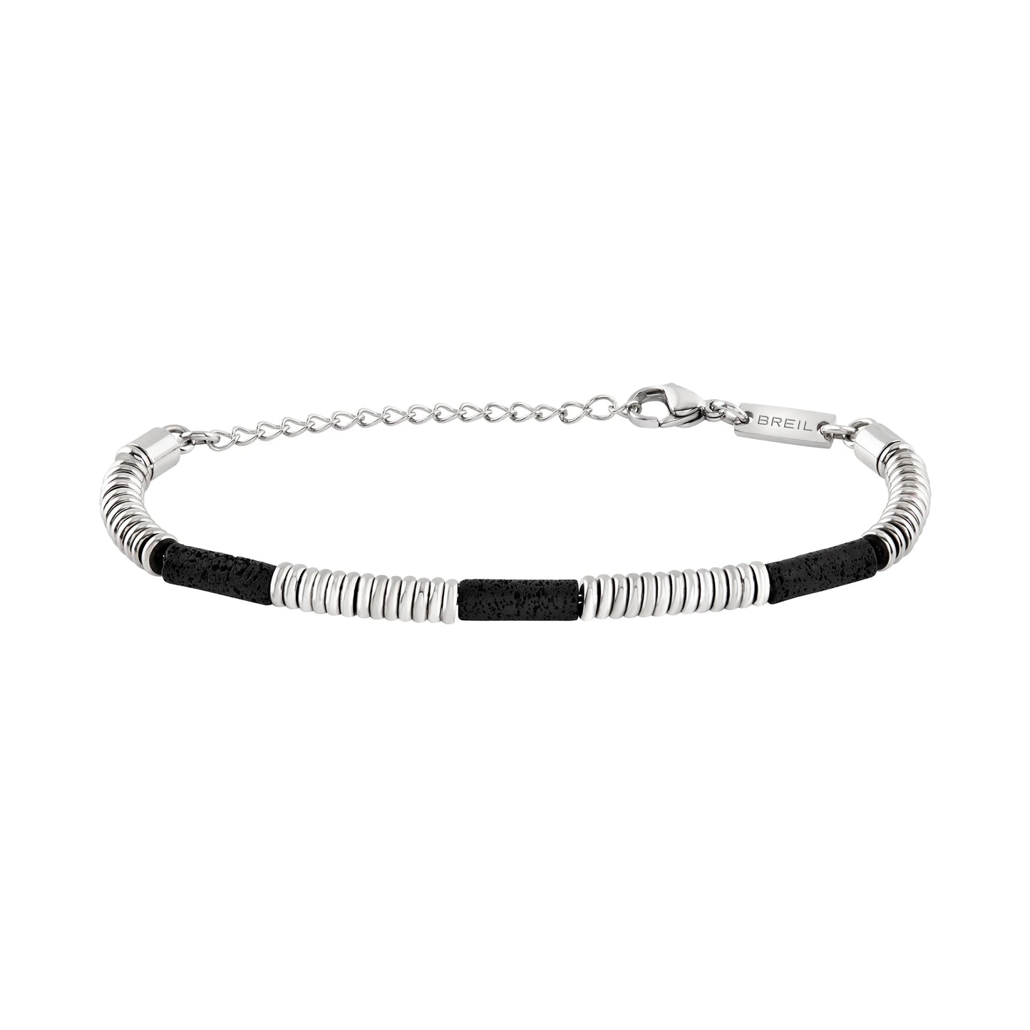 Bracciale Fusion Acciaio e Lava Breil TJ3875
