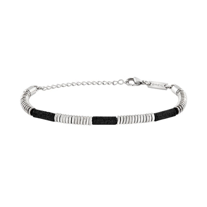 Bracciale Fusion Acciaio e Lava Breil TJ3875