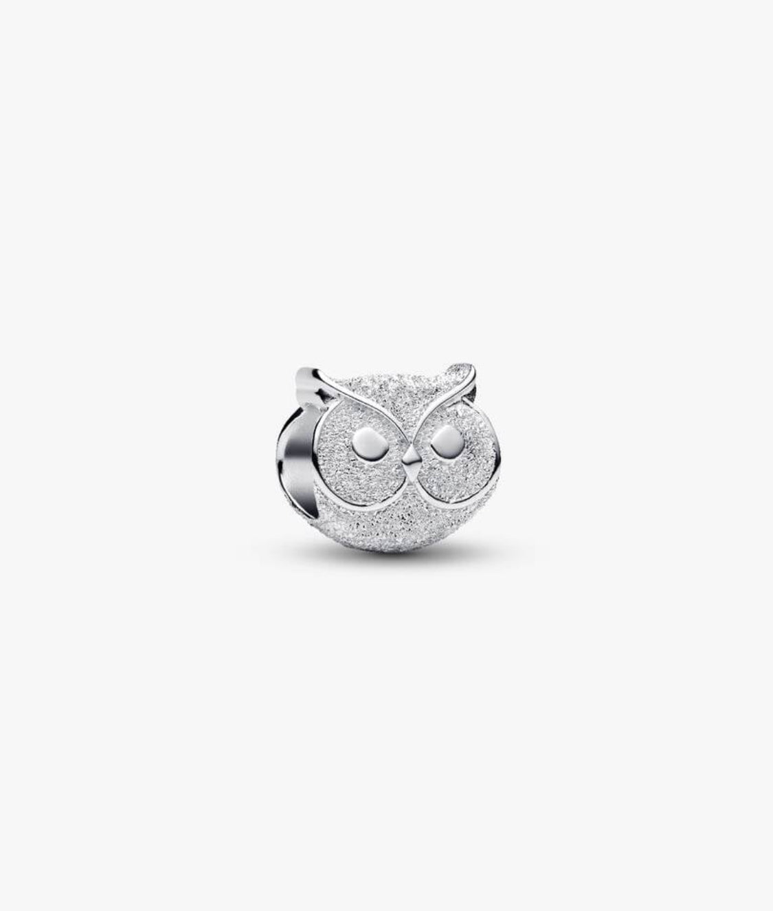 Mini Charm Gufo effetto diamantato Argento Sterling 925 Pandora 794525C00