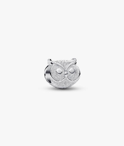 Mini Charm Gufo effetto diamantato Argento Sterling 925 Pandora 794525C00