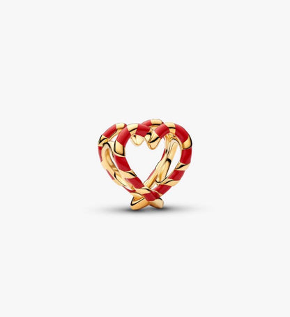 Charm Openwork Cuore di Bastoncini di Zucchero Pandora 765063C01