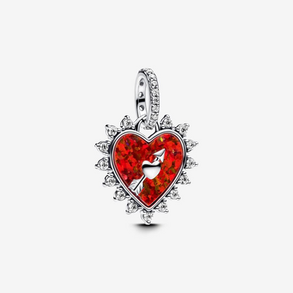 Charm Pendente Cuore Rosso con Freccia Grievole Pandora 793667C01