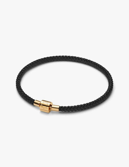 Bracciale in Corda Nera con Chiusura a Barile Finitura in Oro
Pandora 564530C01