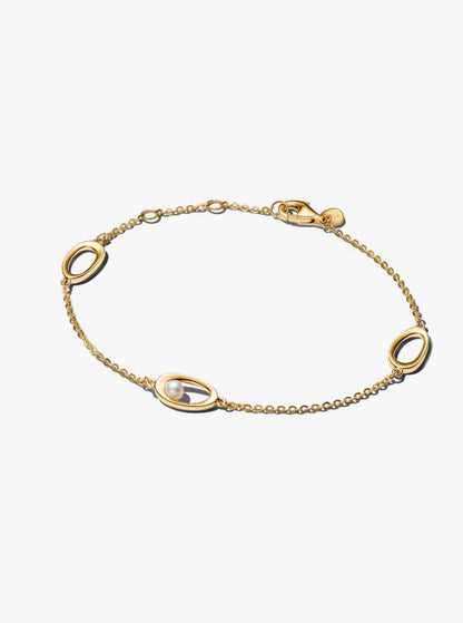 Bracciale Ovali Linea Sinuosa e Perla D'Acqua Dolce Coltivata
Pandora 564677C01