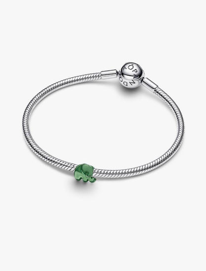 Mini Charm Elefante effetto metallico verde Pandora 794901C01