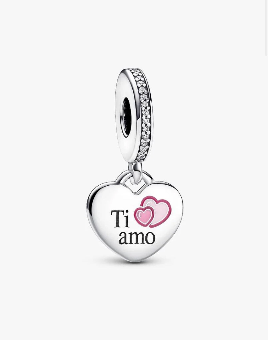 Pendente Ti Amo da incidere
Argento Sterling 925 Pandora  792017CZ_E016
