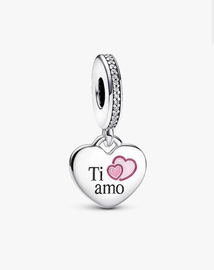 Pendente Ti Amo da incidere
Argento Sterling 925 Pandora  792017CZ_E016