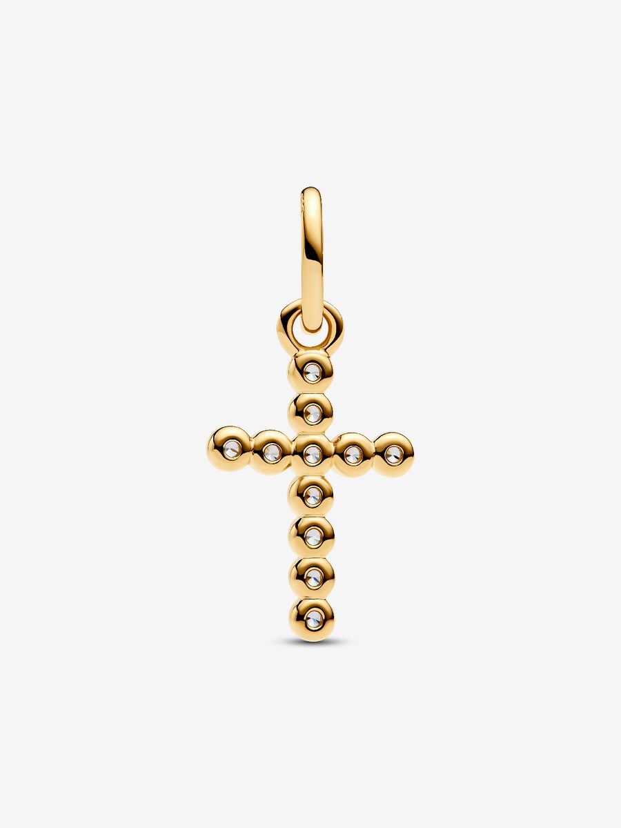 Charm Pendente Croce Luminosa
Placcatura in Oro 14k