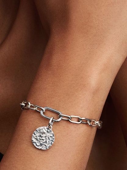 Charm Medallion Fiore di Ciliegio "Vivat Floreat" Argento Sterling 925 Pandora 794085C01