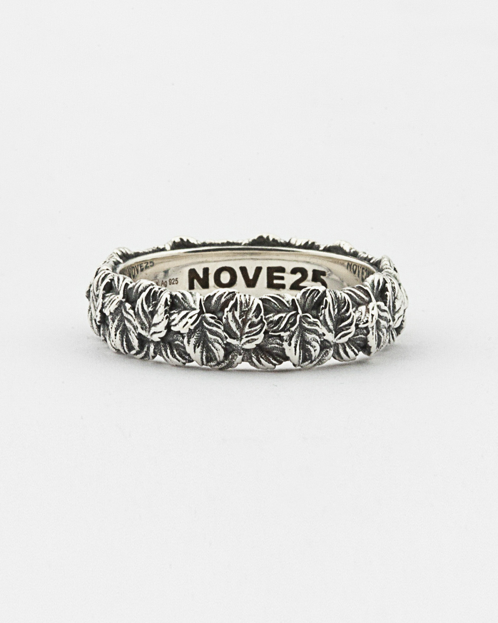 Anello Fede Foglie Argento NOVE25 N25ANE00458