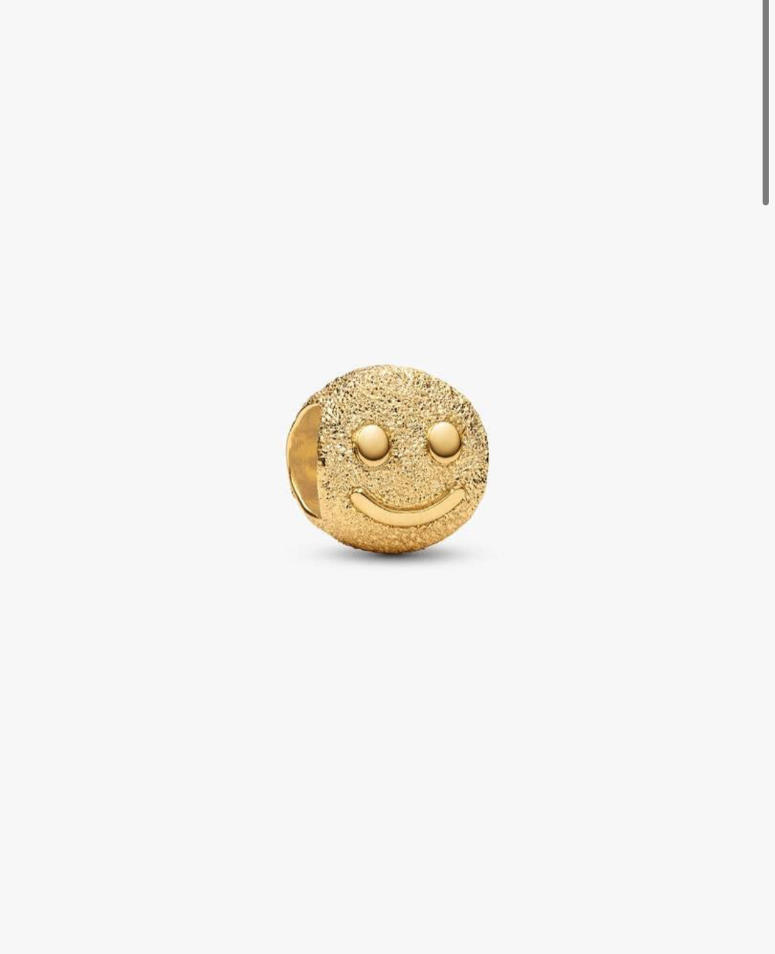 Mini Charm Smile effetto diamantato Finitura in Oro
Pandora 764526C00