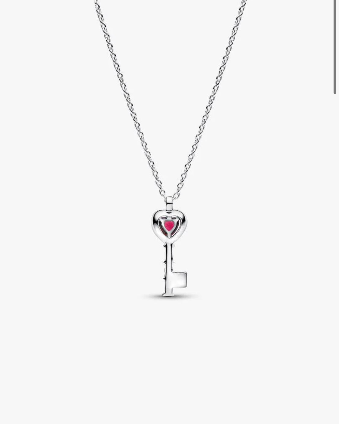 Collana Chiave con Cuore Rosso
Argento Sterling 925 Pandora 394392C01-45