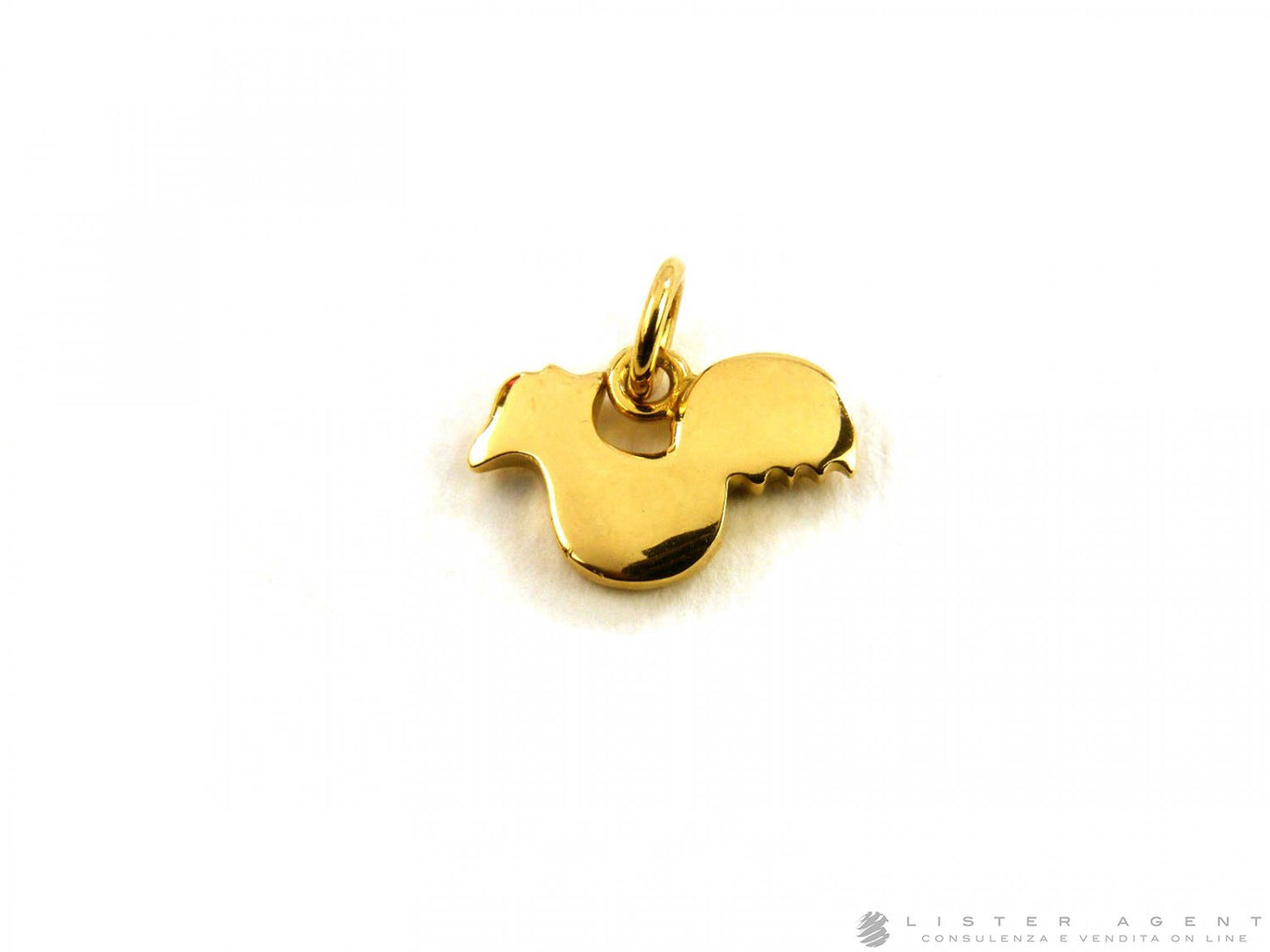 Rooster Pendant 2 Gr 18 Kt Yellow Gold Dodo D1glgog