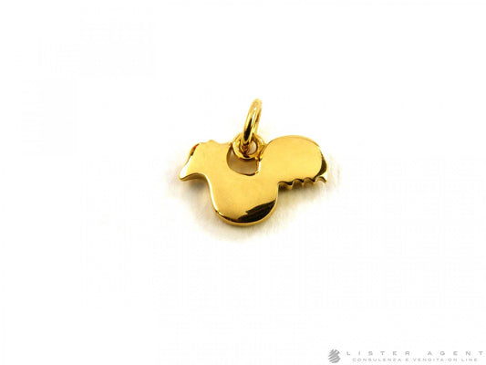 Rooster Pendant 2 Gr 18 Kt Yellow Gold Dodo D1glgog