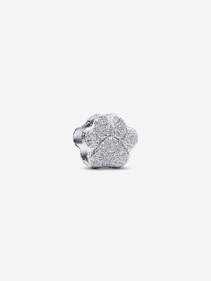 Mini Charm Zampa effetto diamantato Argento Sterling 925 Pandora 794043C00