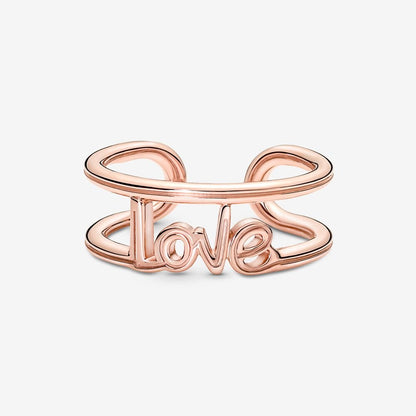 "Love" ring Pandora ME 180077C00