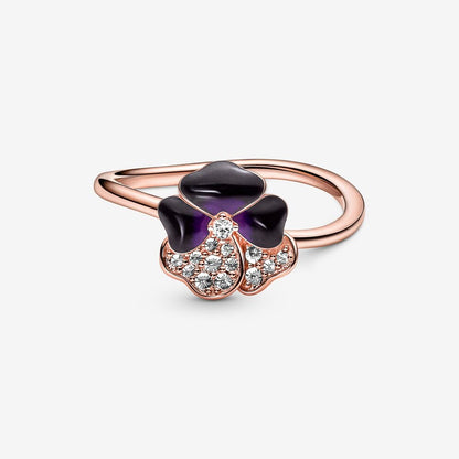 Pandora Luminous Pansy Ring 180764C01