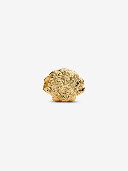 Mini Charm Conchiglia effetto diamantato Placcatura in Oro 14k Pandora 764057C00