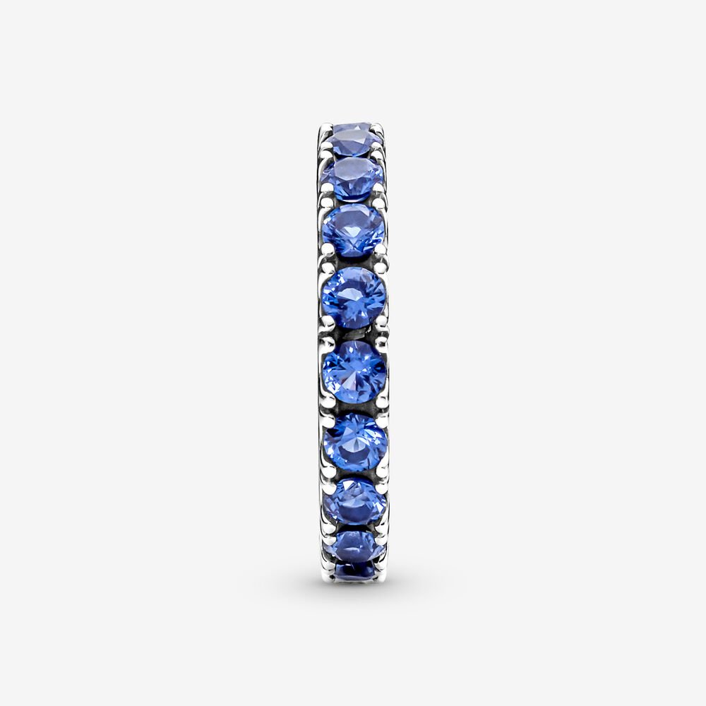 Pandora Blue Sparkling Band Ring 190050C02