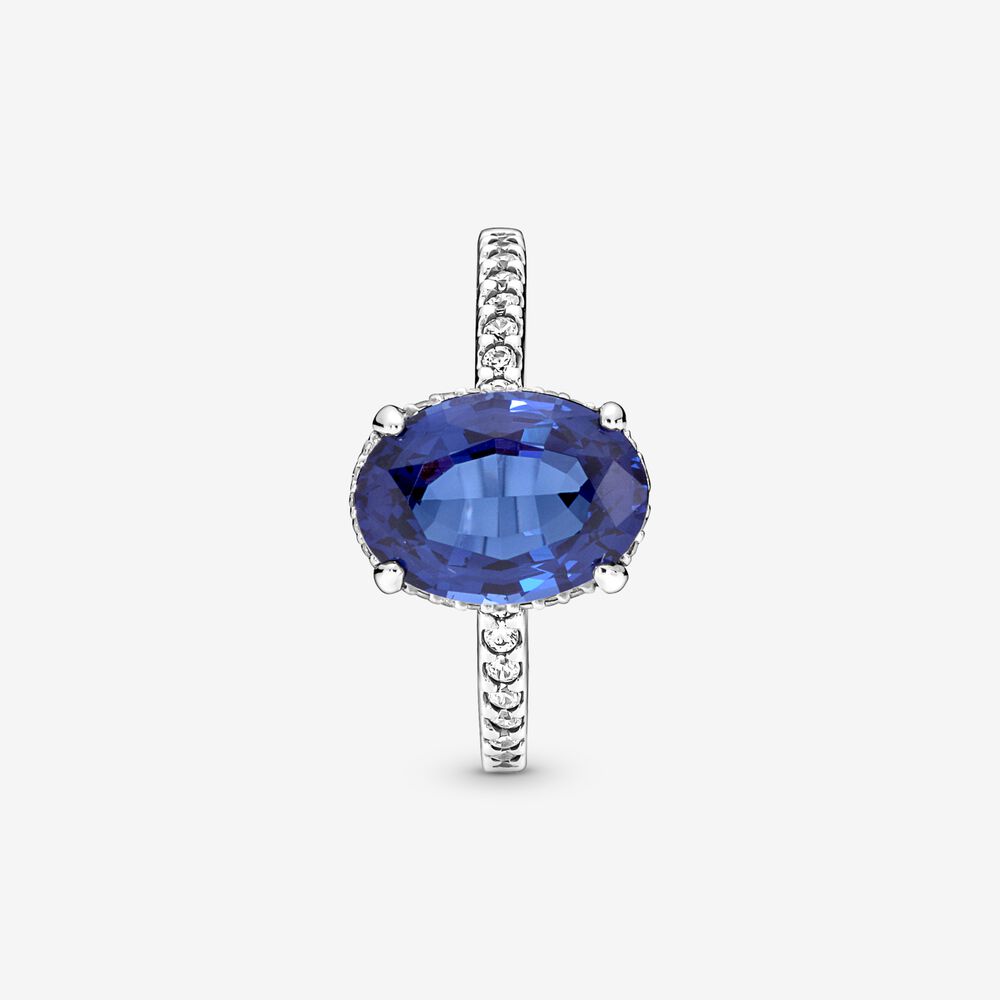 Anello Pietra Blu Pandora 190056C01