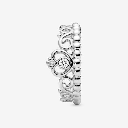 Pandora Princess Crown Tiara Ring 190880CZ