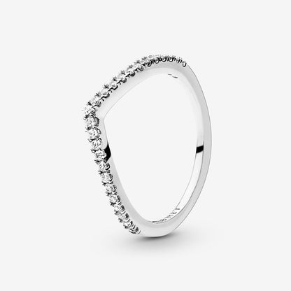 Pandora Sparkling V Ring 196316CZ