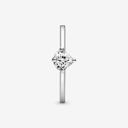 Solitaire Ring With Heart Pandora 198691c01