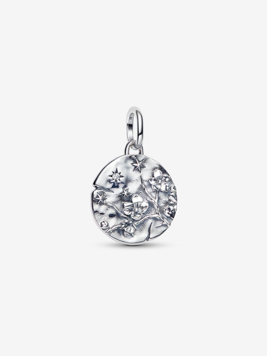 Charm Medallion Fiore di Ciliegio "Vivat Floreat" Argento Sterling 925 Pandora 794085C01