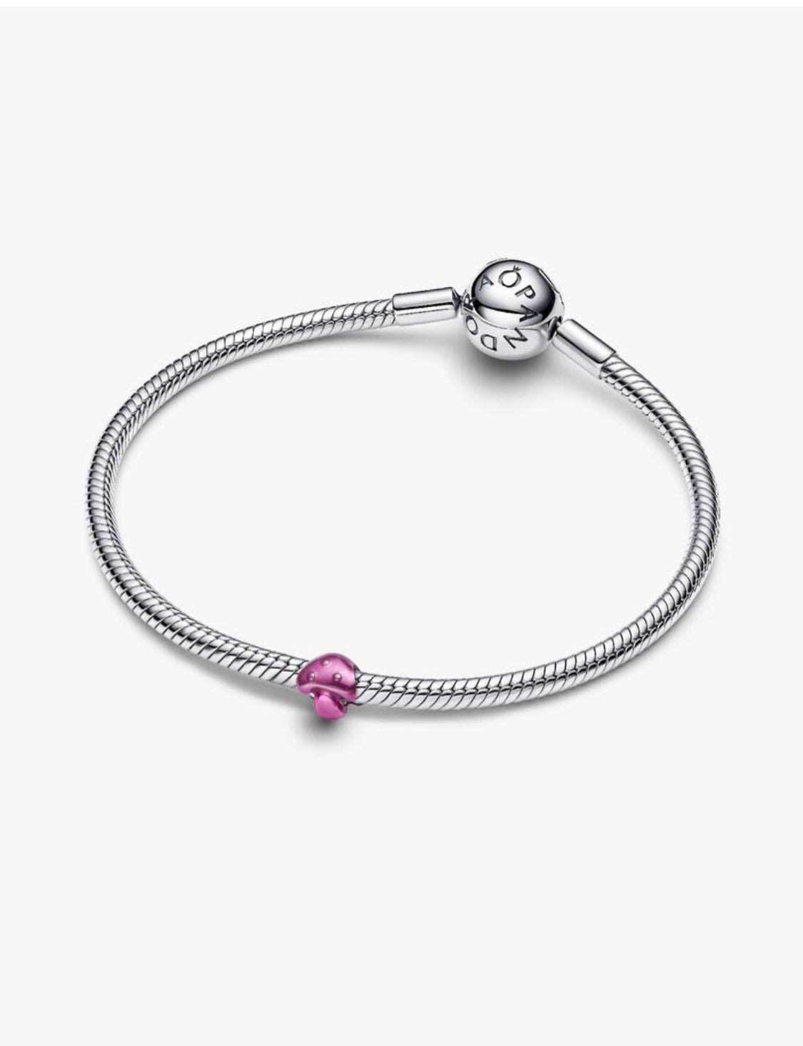 Mini Charm Fungo effetto metallico rosa Pandora 794906C01