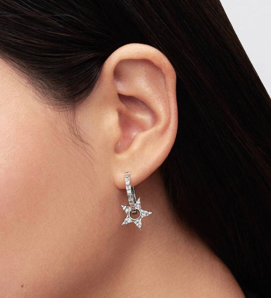 Orecchini Cerchi Openwork Stella Luminosa Pandora 295083C01