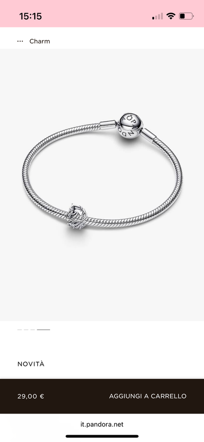 Charm Openwork Cavallo
Argento Sterling 925 Pandora 794430C01
