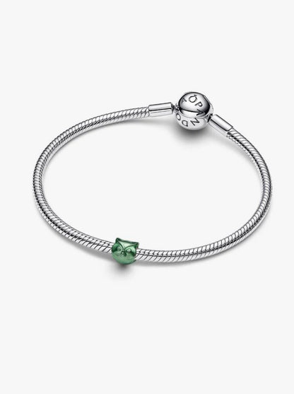 Mini Charm Gufo effetto metallico verde Pandora 794900C01