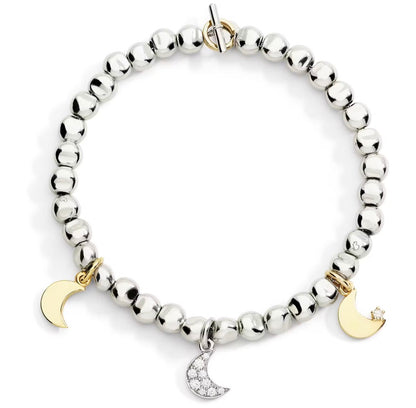 Sterling Silver Mini Pepita Bracelet Dodo DBC6000-PEPIT-MIX9A