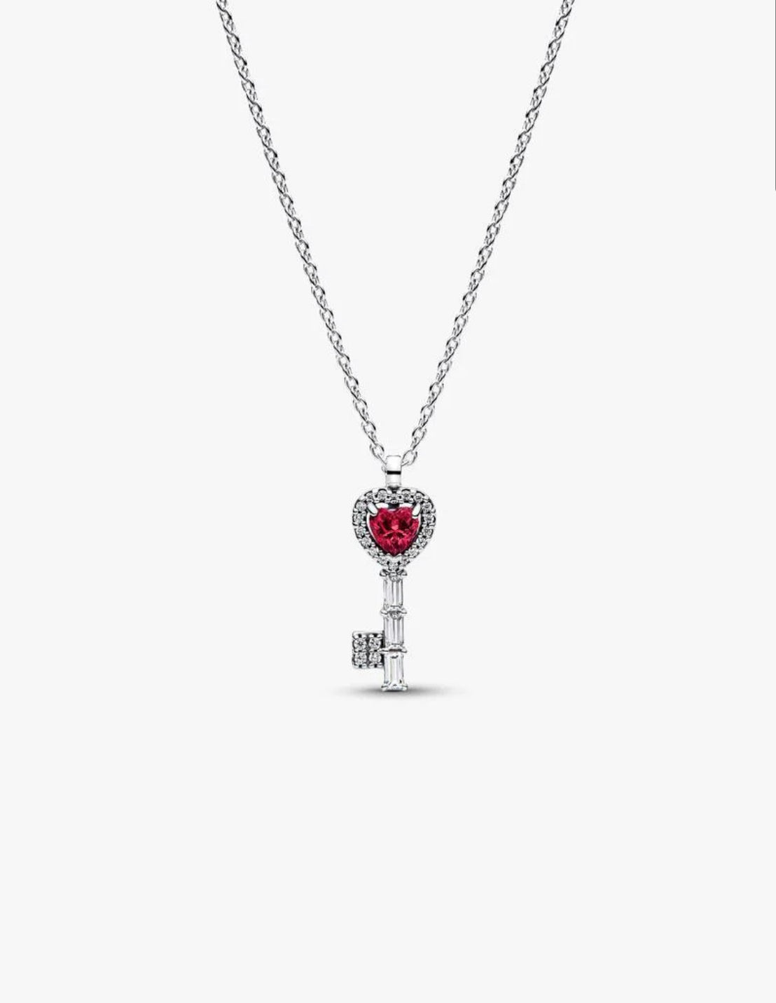 Collana Chiave con Cuore Rosso
Argento Sterling 925 Pandora 394392C01-45