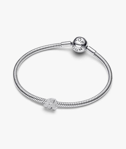 Mini Charm Elefante effetto diamantato Argento Sterling 925 Pandora 794528C00