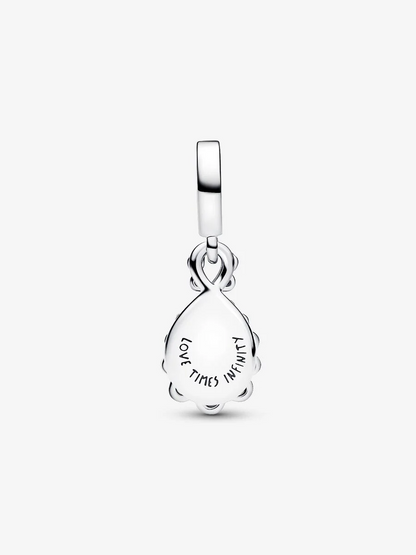 Charm Pendente Doppio Infinito Opalescente Argento Sterling 925 Pandora 794251C01