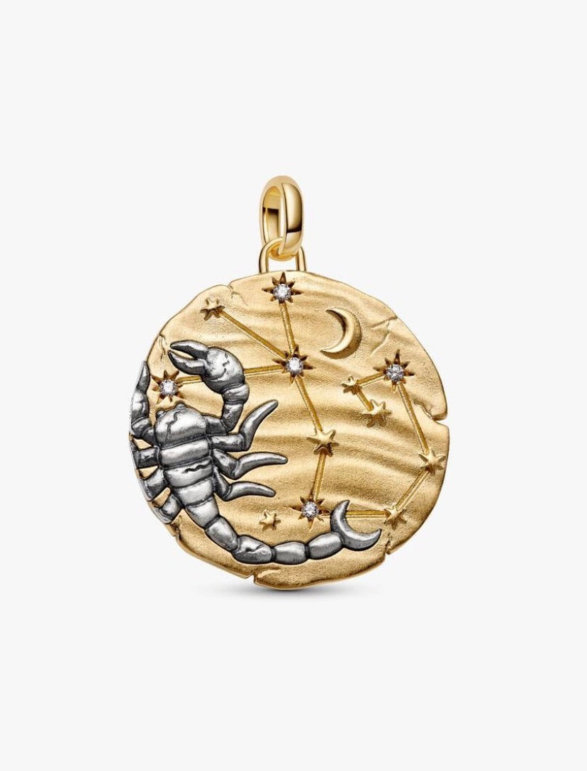 Charm Medallion XL Scorpione "Noli Timere" Pandora 765003C01