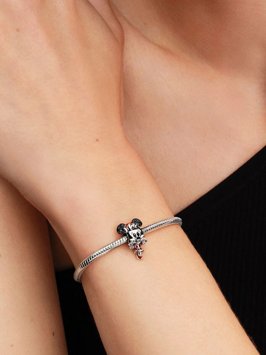 Disney, Minnie Mouse, Magia del Natale Argento Sterling 925 Pandora 794218C01