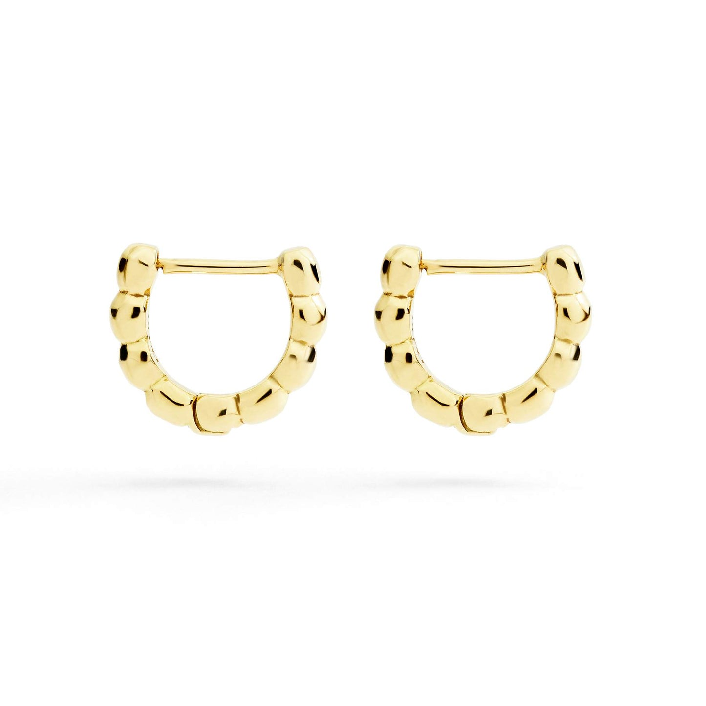 18Kt Yellow Gold Granelli Earring Dodo DHC3001_GRANX_000OG