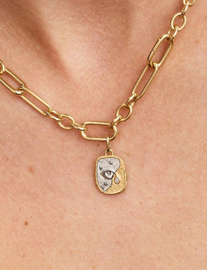 Charm Medallion Occhio "Nosce Te Ipsum" Pandora 764808c01