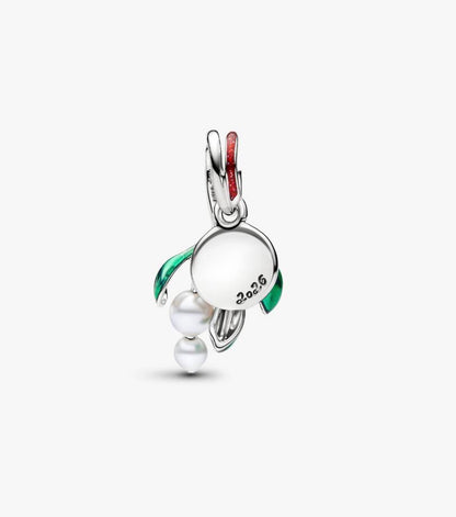 Charm Pendente Vischio di Natale Pandora 735066C01
