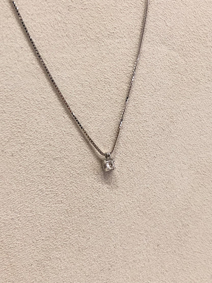 Girocollo Punto Luce con Diamante in Oro Bianco Mirco Visconti HP23/50