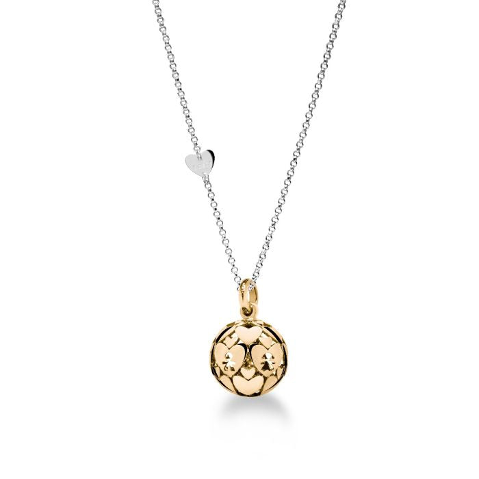 Collana Suonamore in Argento Placcato Oro Giallo Le Bebè SNM017