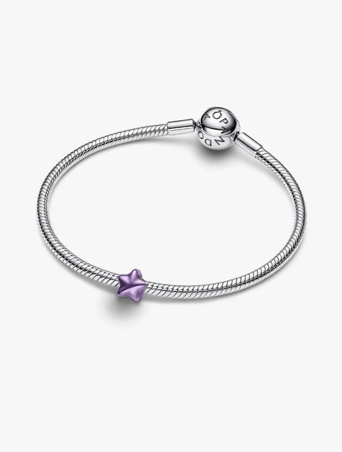 Mini Charm Stella effetto metallico viola Pandora 794813C01