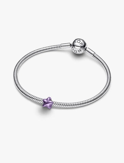 Mini Charm Stella effetto metallico viola Pandora 794813C01