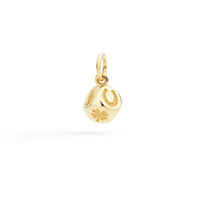 Ciondolo Dado Oro Giallo & Tsavorite Dodo DMC6010-DICES-0TZ9G