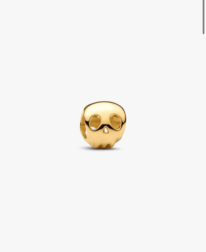 Mini Charm Teschio Finitura in Oro Pandora 764518C00