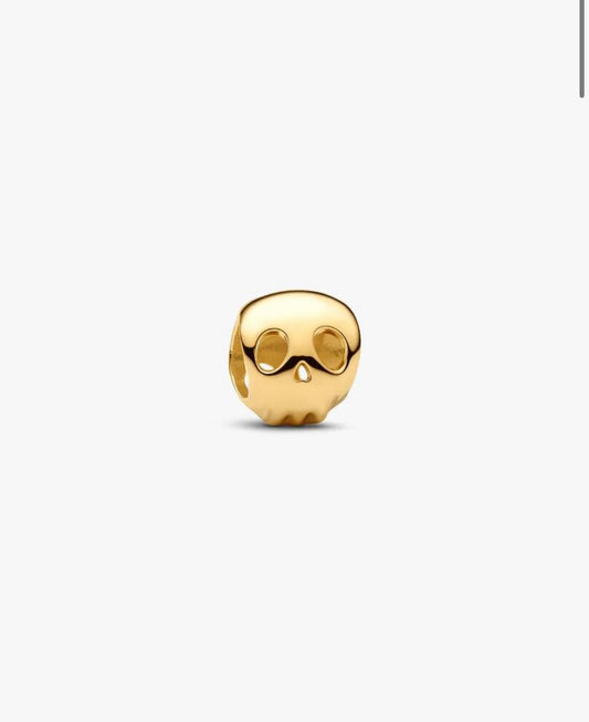Mini Charm Teschio Finitura in Oro Pandora 764518C00
