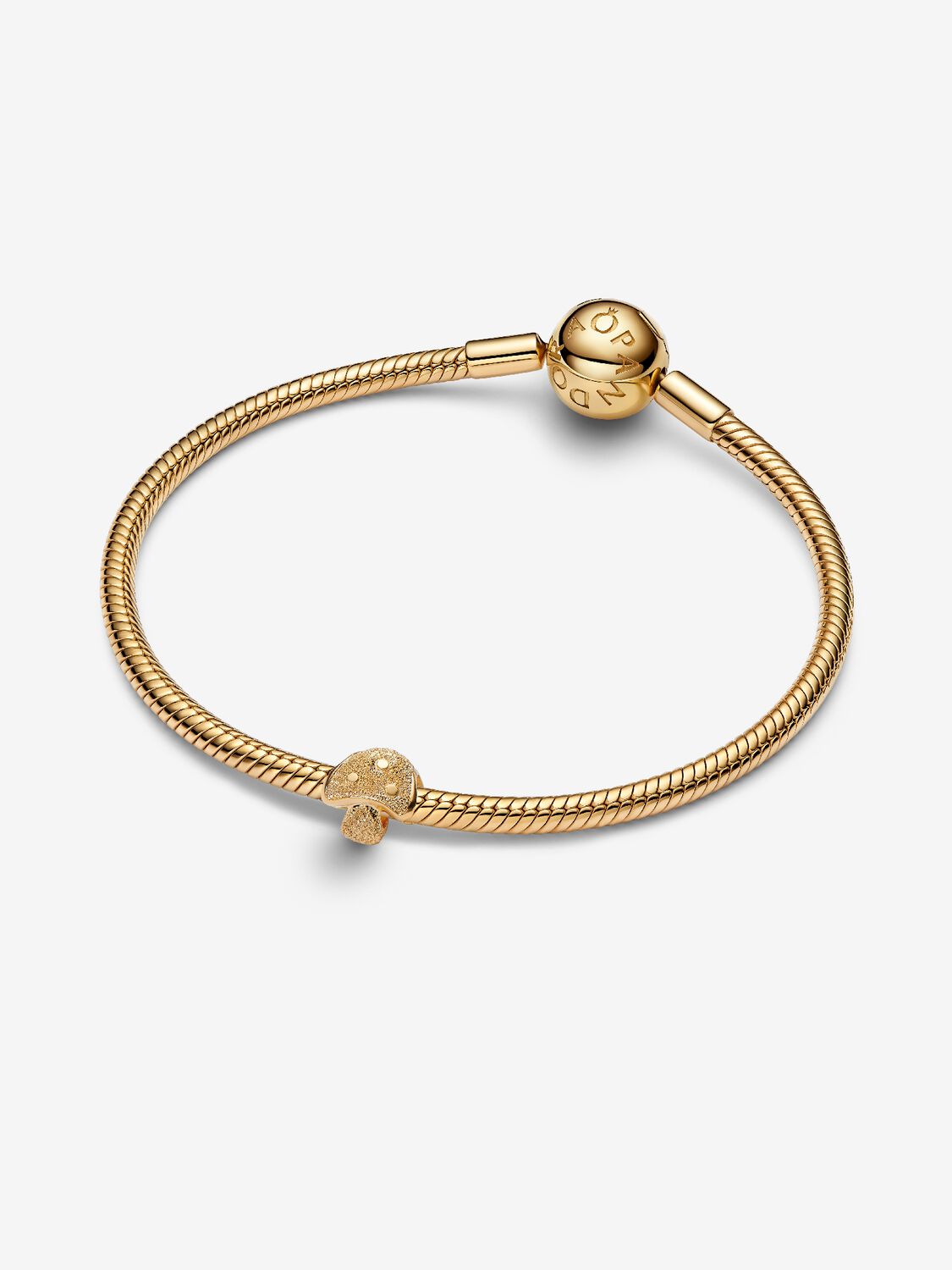 Mini Charm Fungo effetto diamantato
Placcatura in Oro 14k Pandora 764048C00